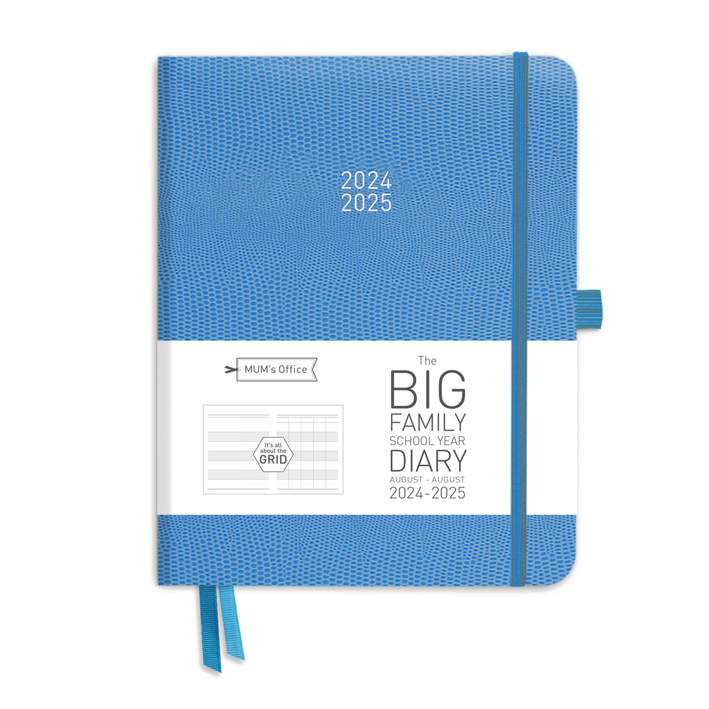 The BIG Family School Year Diary 2024-25: Sky Blue