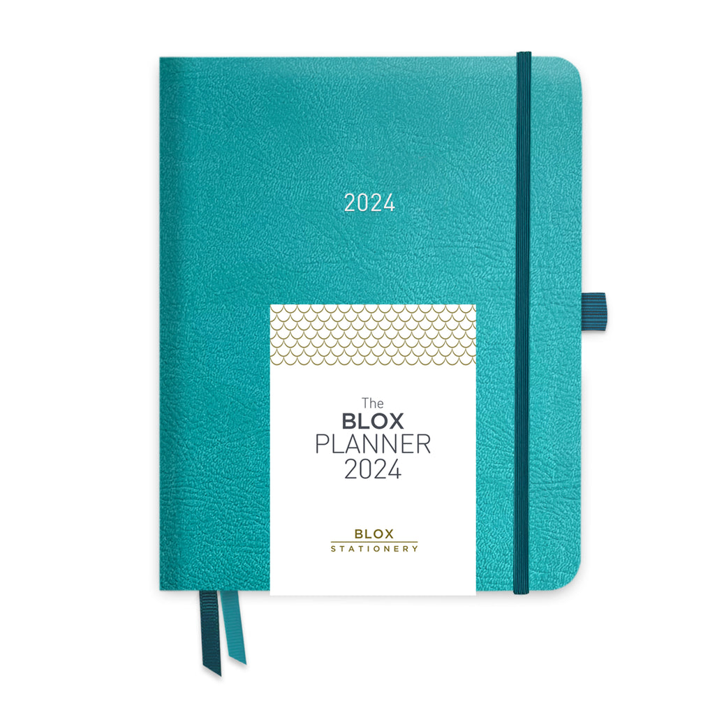 The BLOX Planner 2024: Peacock Blue