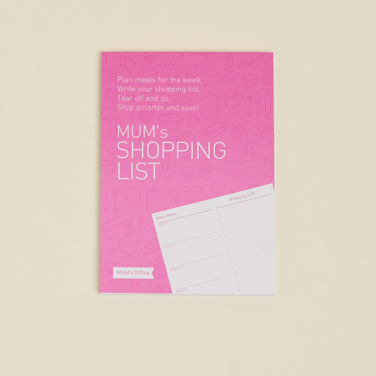 MUM's Shopping List