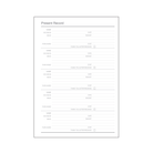 MUM's Birthday Book: Present Record